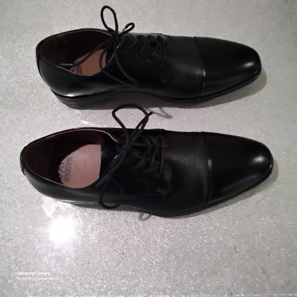 Men Black Cap Toe Oxford Madden NYC Shoes Size 8 NEW W/O/B main image 10